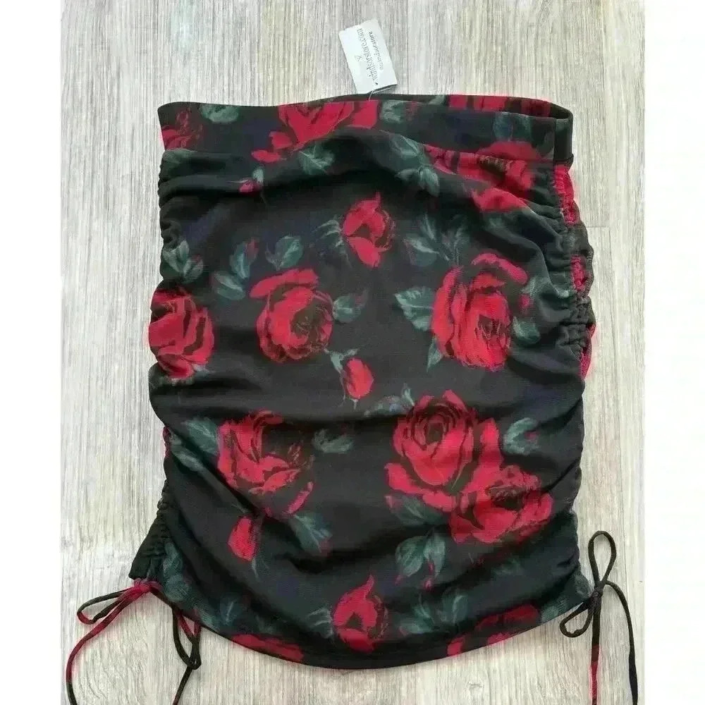 Windsor | Women’s Floral Cinch Side Tie Skirt | NWT | Large